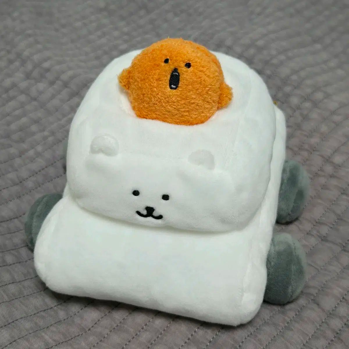 ナガノマーケット 自分ツッコミくま 自動車 コロッケ ぬいぐるみ