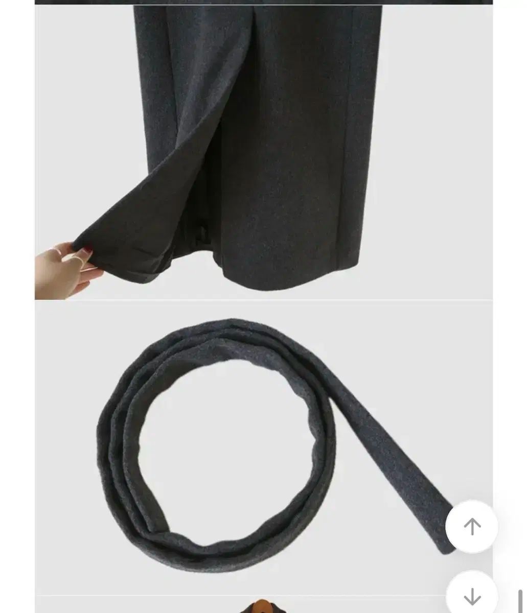 ア リトル ビット ブラック ロングコート ウール70 GULLKHAN_COM