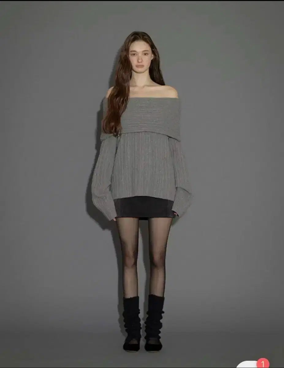 ODS ODS ODS HADI OFF SHOULDER KNIT GRE