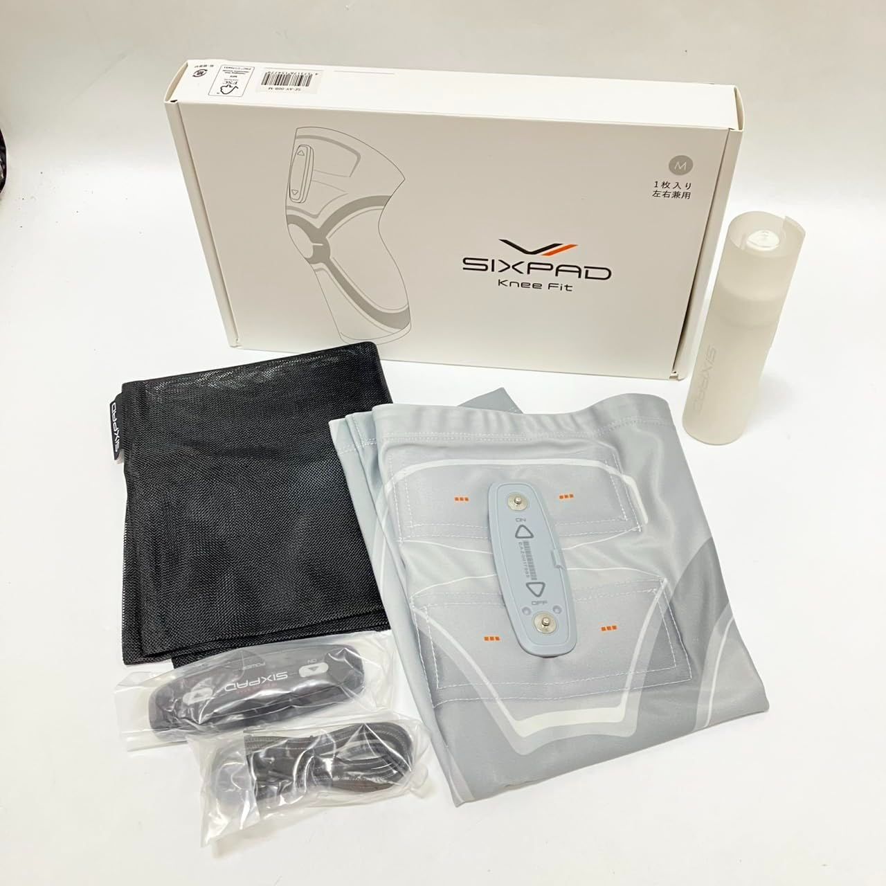 No.4191 公式ストア シックスパッド ニーフィット SIXPAD Knee Fit M オリジナルガイドブック付き MTG エムティージー ひざケア 膝ケア 太もも 筋肉 健康増進 曲げ伸ばし M