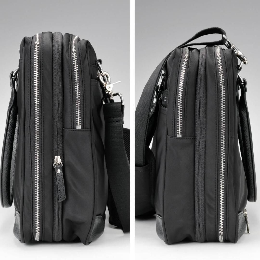 サマンサキングズ 2way ビジネスバッグ ショルダー ブラック A4 黒 KARIMZIABAT_FR