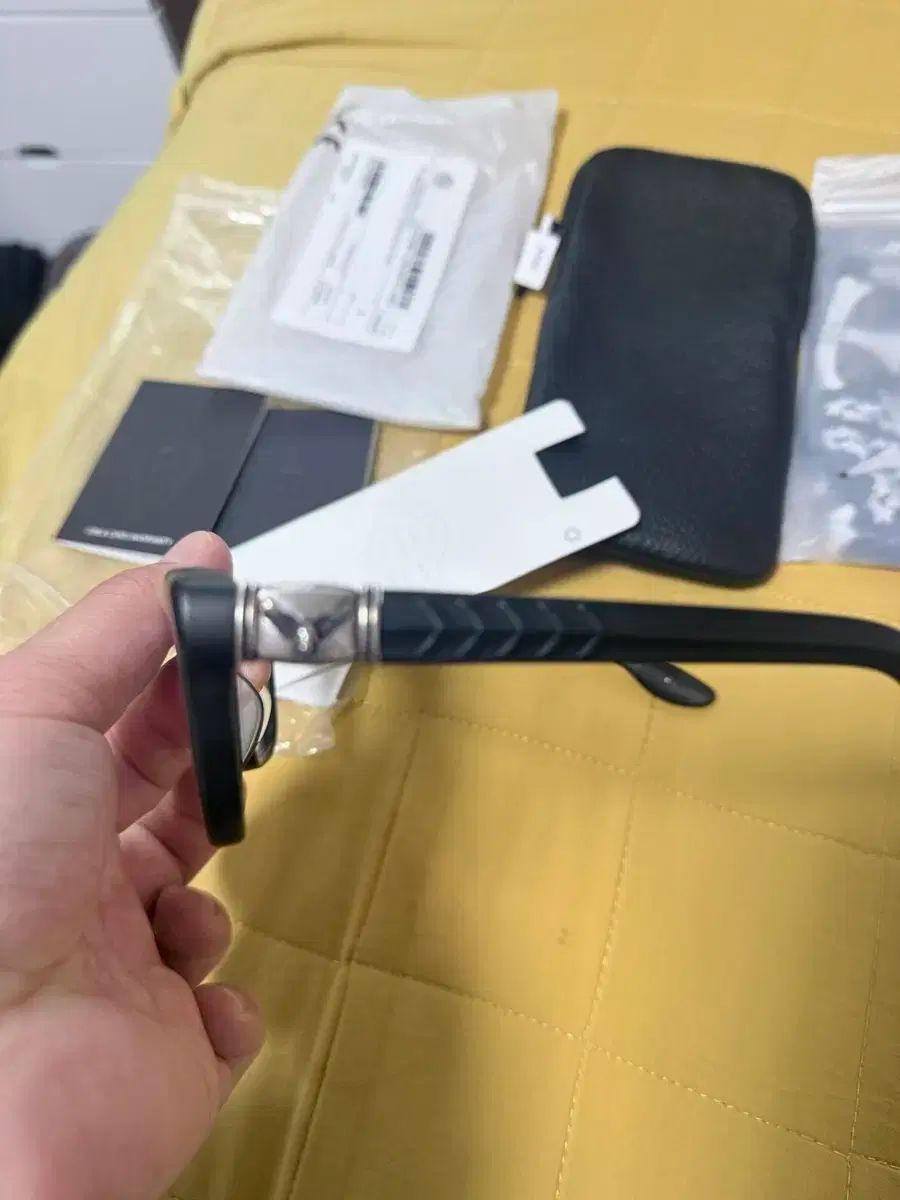 CHROME HEARTS クロムハーツ ウェリントン メガネ ブラック マット