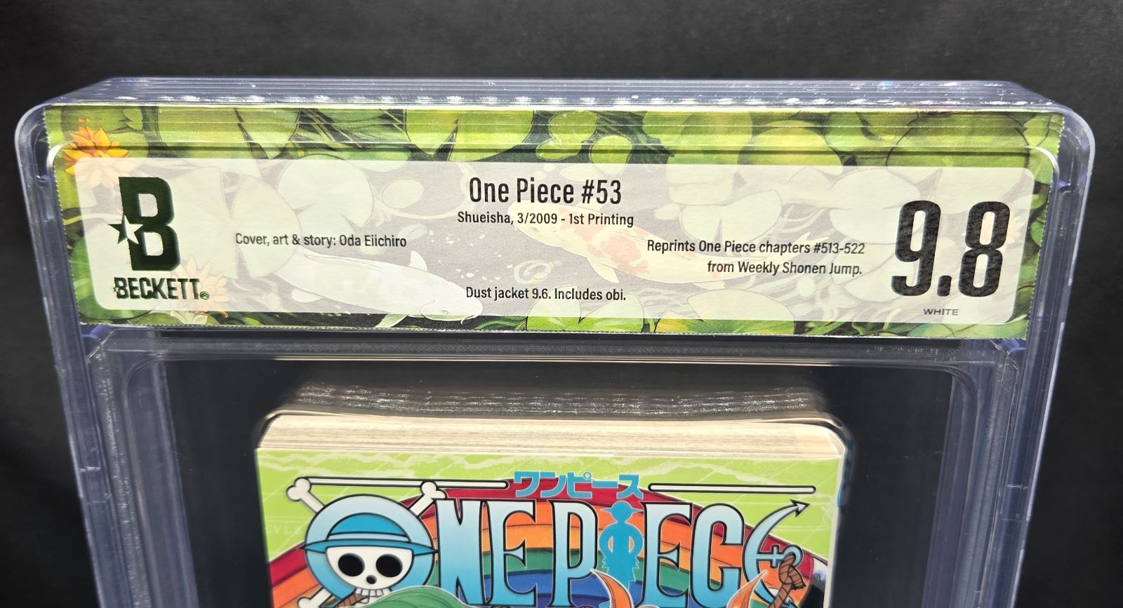 BGS 9.8 ONE PIECE ワンピース 53巻 Vol.53 初版 1 st Printing 帯付き Obi Beckett Graded Manga Book 2009年 鑑定済 漫画 尾田栄一郎 Eiichiro Oda Collector