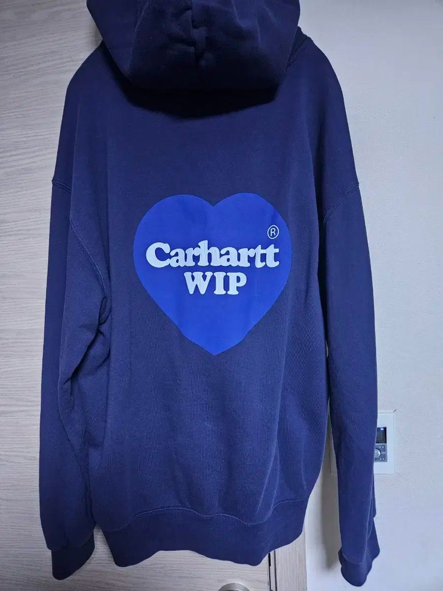Carhartt カーハート wip ハート フーディー Tシャツ ブルー Lサイズ WWW_KARIMZIABAT_FR