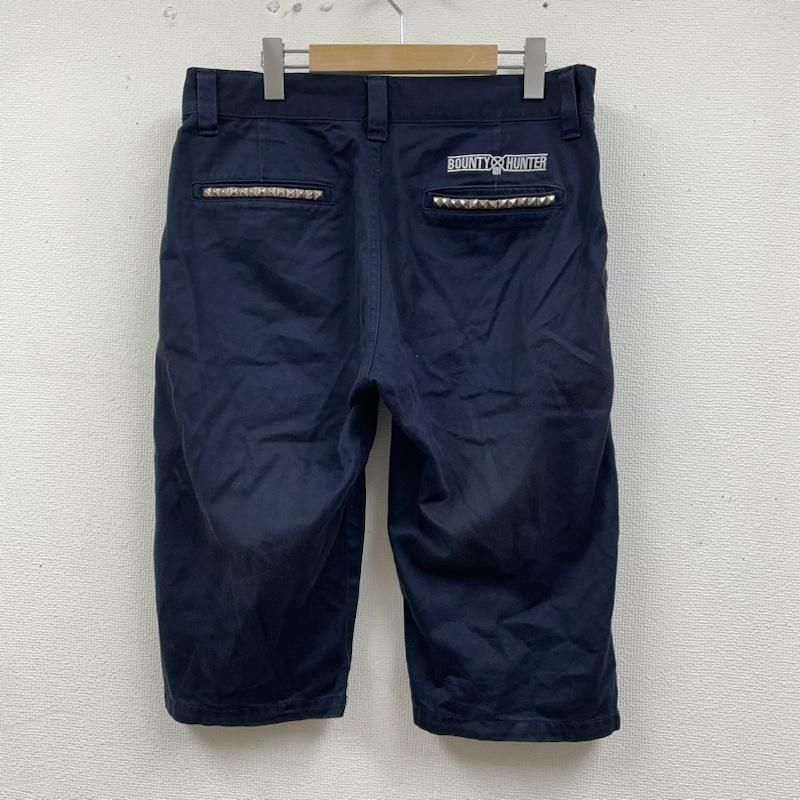 バウンティーハンター クロップド ハーフ 七分丈 パンツ ロゴ 刺繍