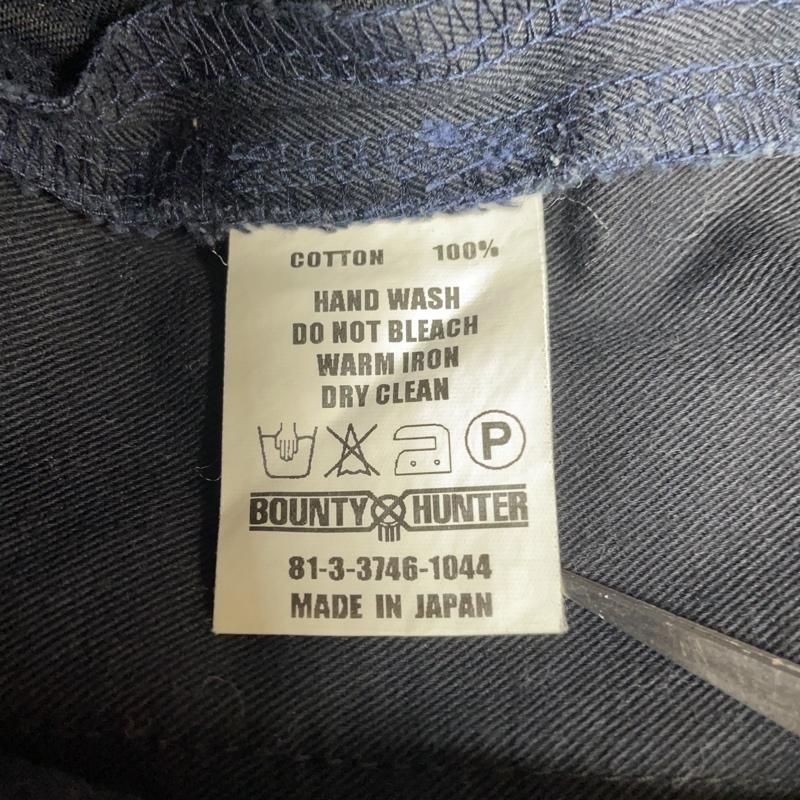 バウンティーハンター クロップド ハーフ 七分丈 パンツ ロゴ 刺繍