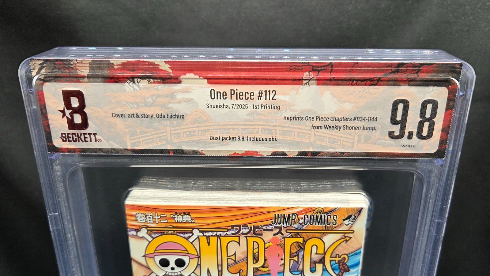 BGS 9.8 ONE PIECE ワンピース 112巻 Vol.112 初版 1 st Printing 帯付き Obi Beckett Graded Manga Book 鑑定済 漫画 尾田栄一郎 Eiichiro Oda Collector