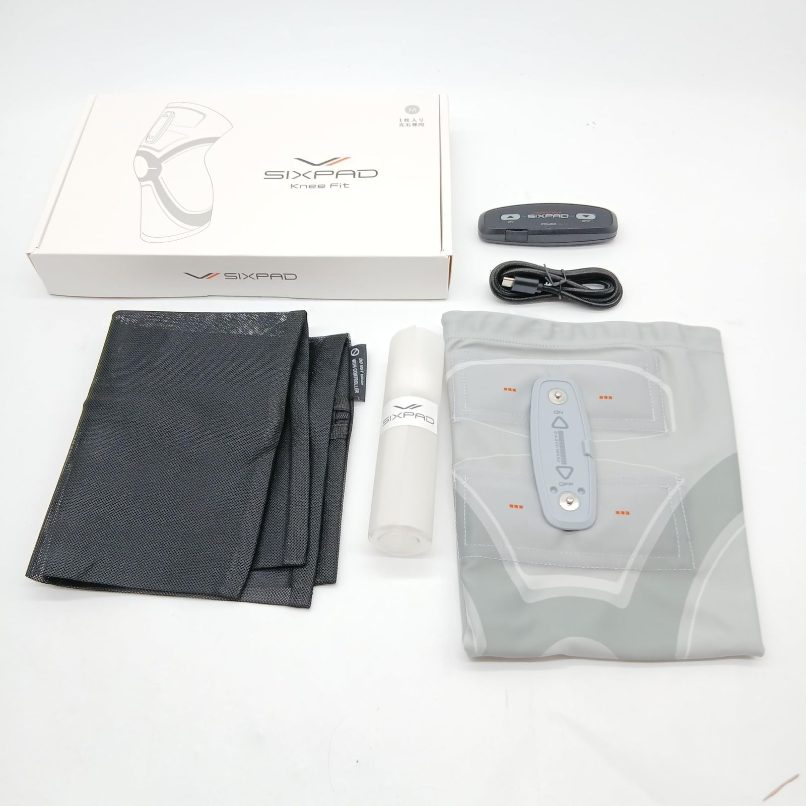 No.4197 シックスパッド ニーフィット SIXPAD Knee Fit M オリジナルガイドブック付き MTG エムティージー ひざケア 膝ケア 太もも 筋肉 健康増進 曲げ伸ばし M