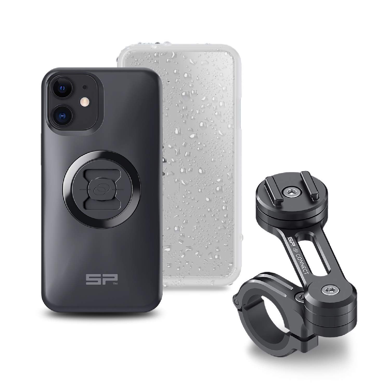 エスピーコネクト SP Connect デイトナ バイク用 スマホホルダー 53932 モトバンドル iPhone 12 mini 19458