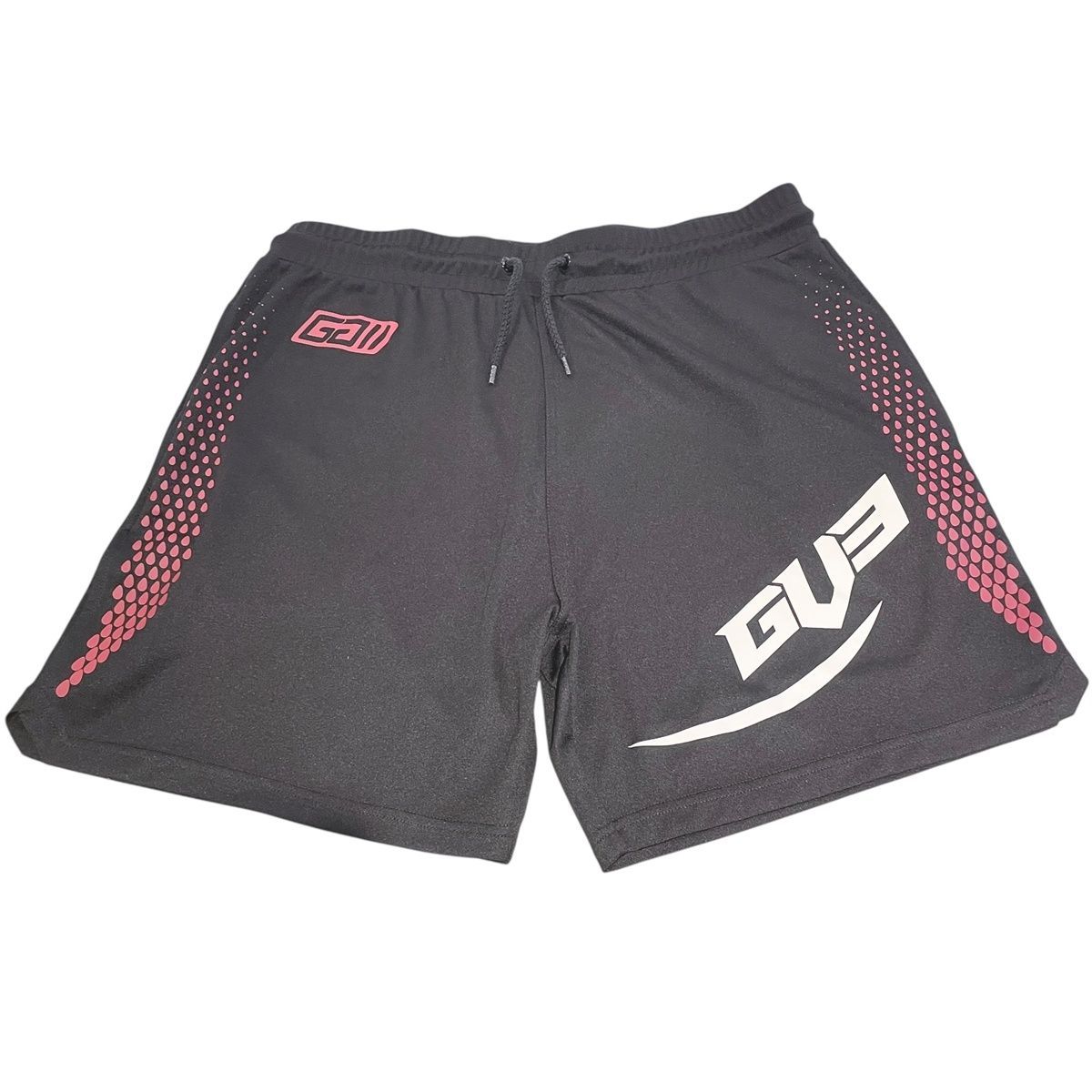 中古】 Givenchy ジバンシィ BM509830AZ ロゴプリントハーフパンツ 黒