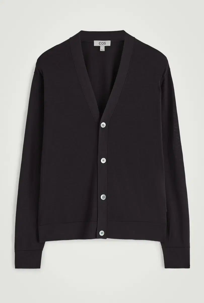 コス シルク Vネック カーディガン S