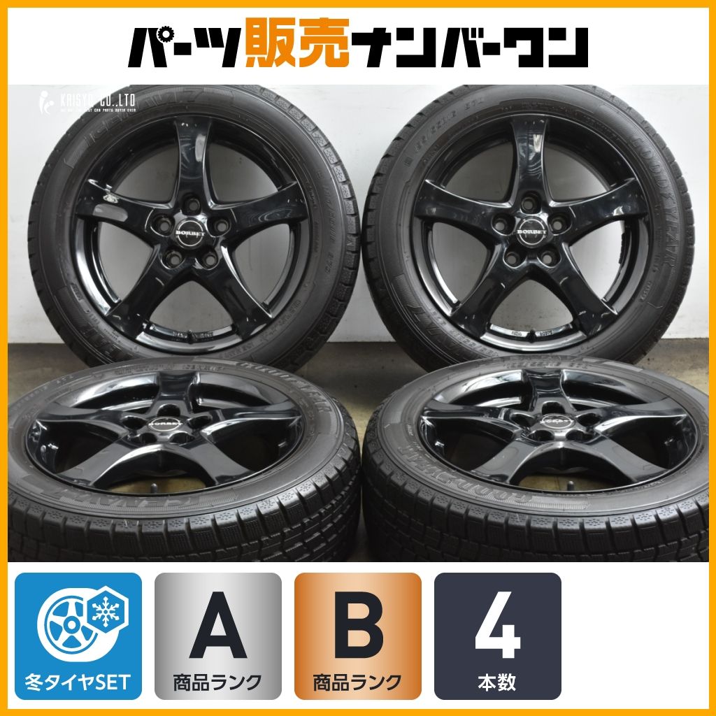 ミニ 設計品 ボルベット type F 16 in 6 5 J 50 PCD 112 グッドイヤー アイスナビ7 195 55 R 56 クーパー 57 コンバーチブル