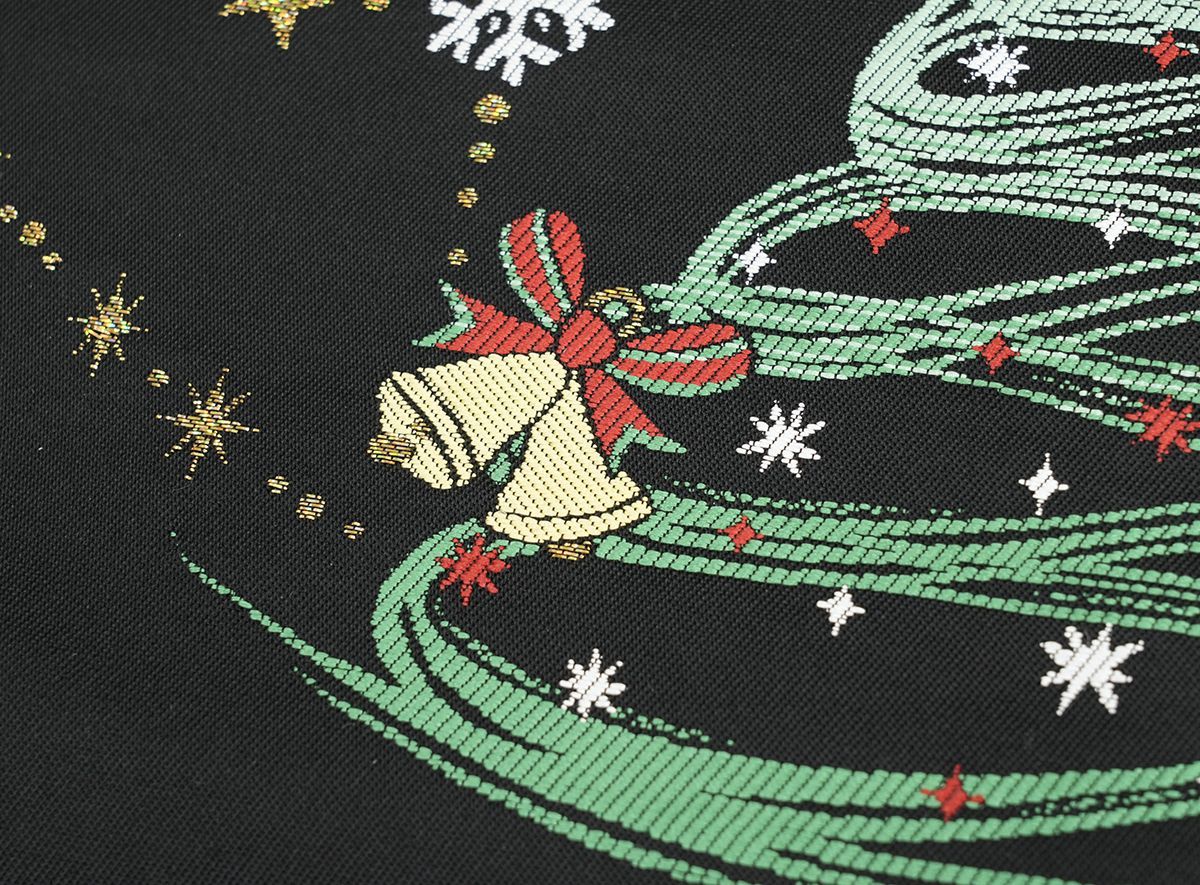 九寸名古屋帯 クリスマスツリー