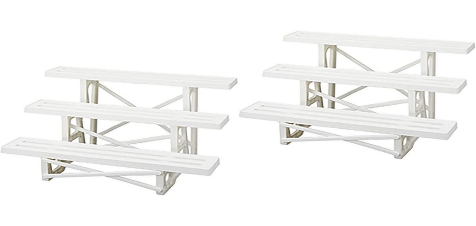 グリーンパル フラワースタンド3段900 mm ホワイト 組