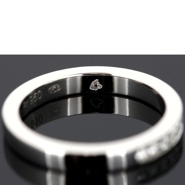 ブシュロン ビーラブド ハーフエタニティ ダイヤモンドリング Pt950 ♯46 FORTGASGNV_COM_BR