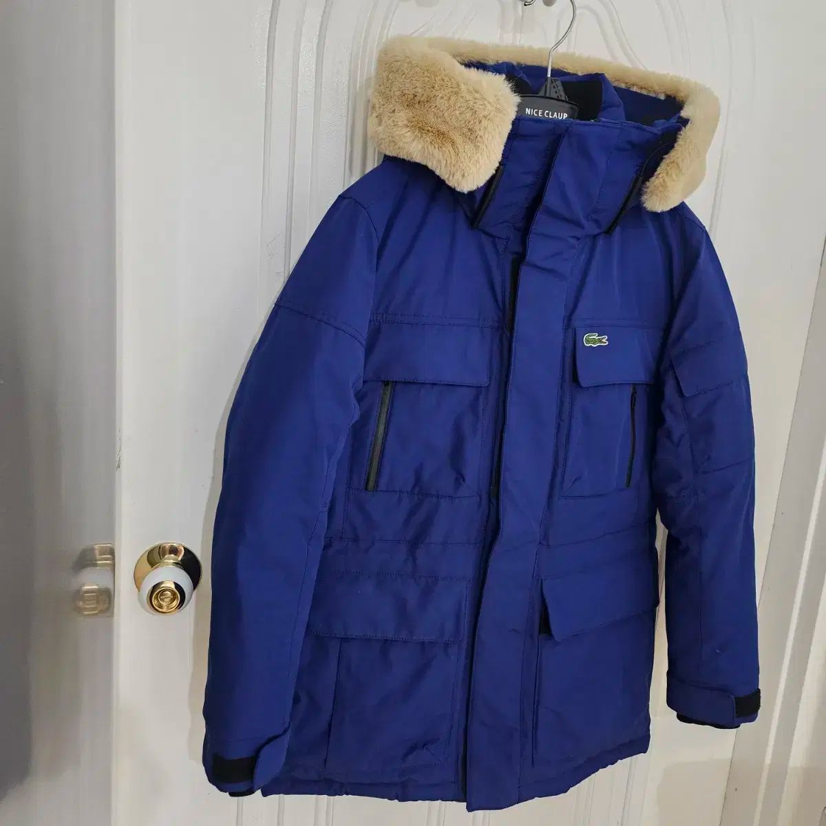 ラコステ メンズ エクスペディション シープスキン ダウン マウンテンパーカー ジャケット