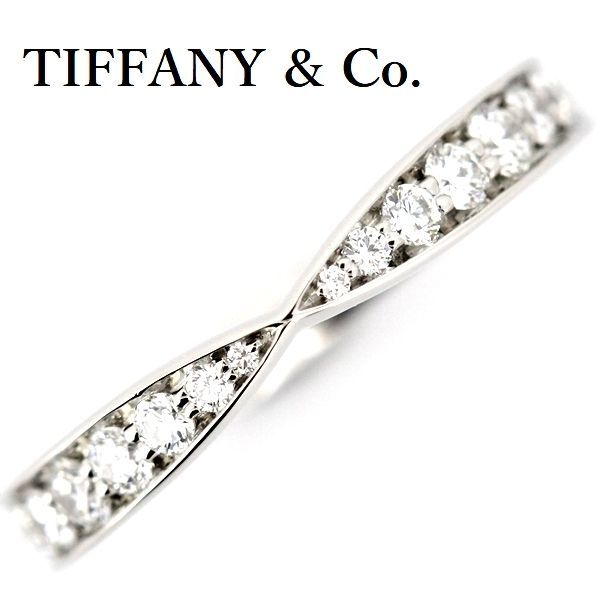 ティファニー ハーモニー ビーズ セット ダイヤモンド リング Pt950 4号