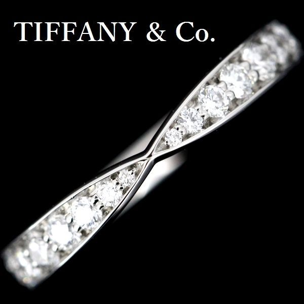 ティファニー ハーモニー ビーズ セット ダイヤモンド リング Pt950 4号