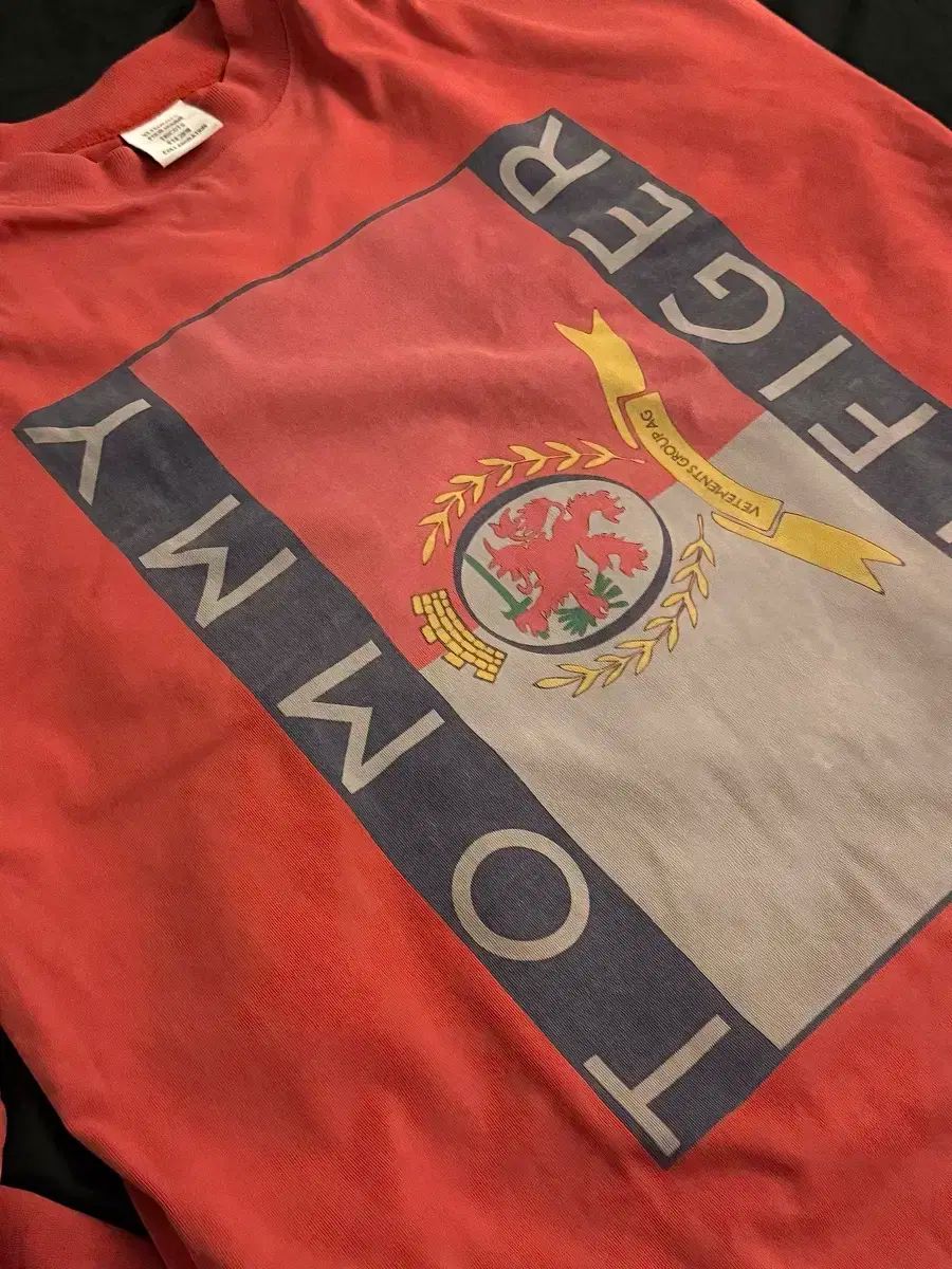 ヴェトモン 18ss トミーヒルフィガー ヴィンテージ ロングスリーブ