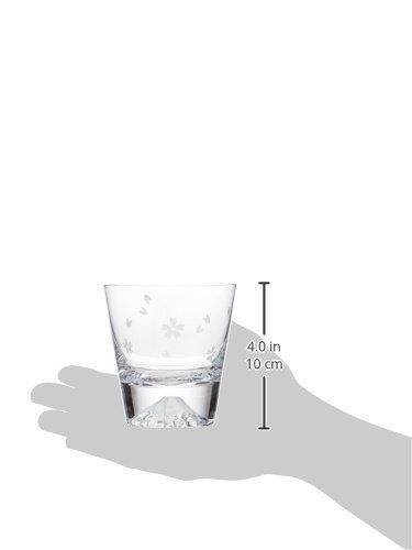 タジマガラス Tajimaglass 田島硝子 ガラス 富士山 ロックグラス 桜富士 TG16-015-RS 桜風呂敷包み