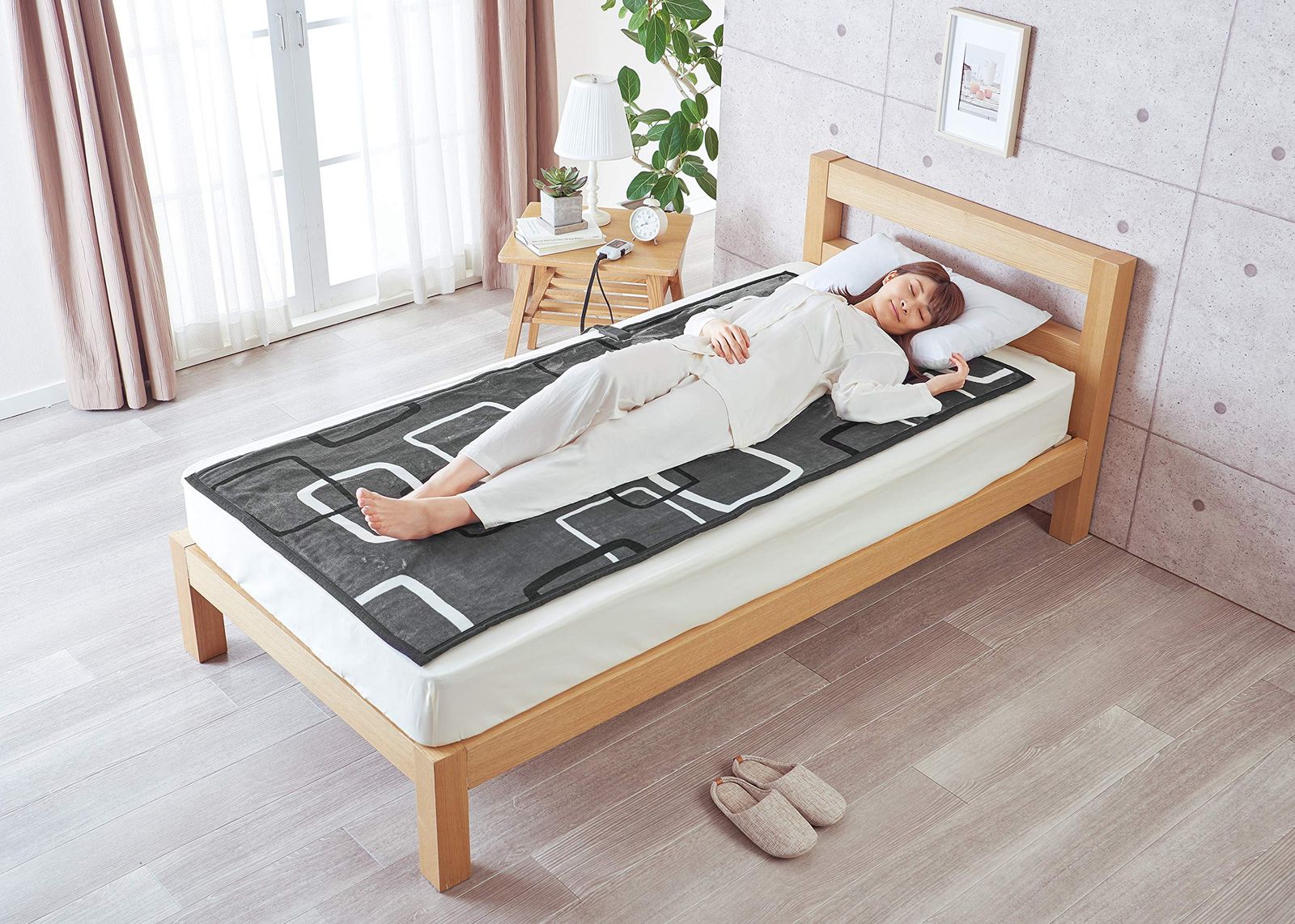 Sugibo スギボー ネット通販 モデル Premium Boa ボア 電気敷毛布ロング SB20SL14 DG ダークグレー