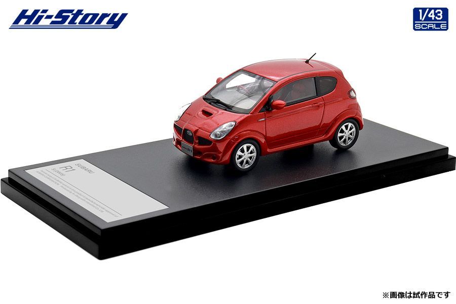 1 43 SUBARU R1 S 2005 ベリーレッド メタリック