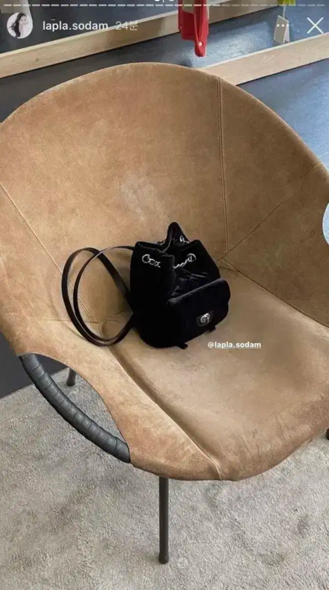 旅行 LAPLA チェーン ツアーベルベット バックパック 【品質数量】