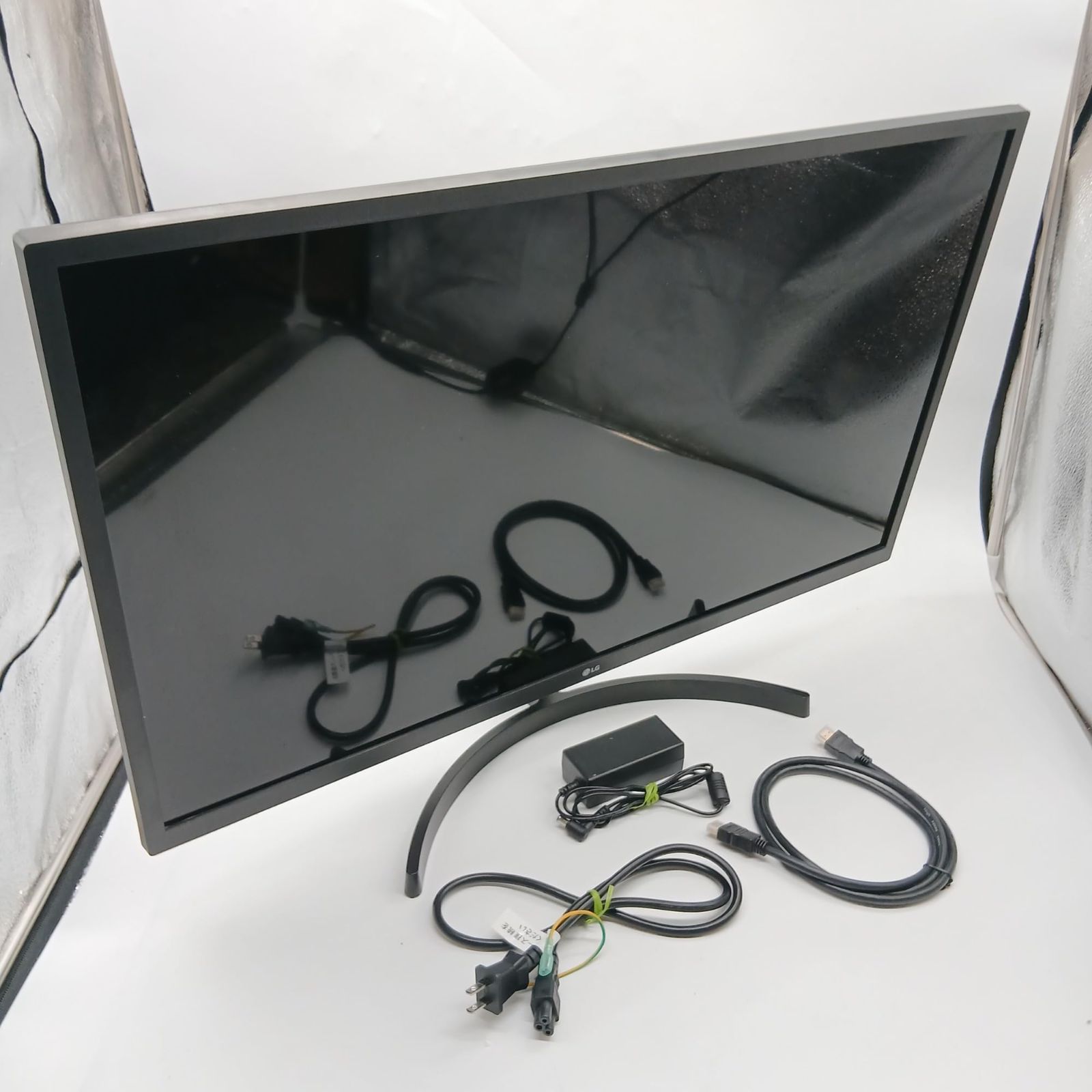 No.4217 LG モニター ディスプレイ 32ML600M-B 31.5インチ ビジネス 映画 ゲーム フルHD HDR IPSハーフグ HDMI×2 D-Sub