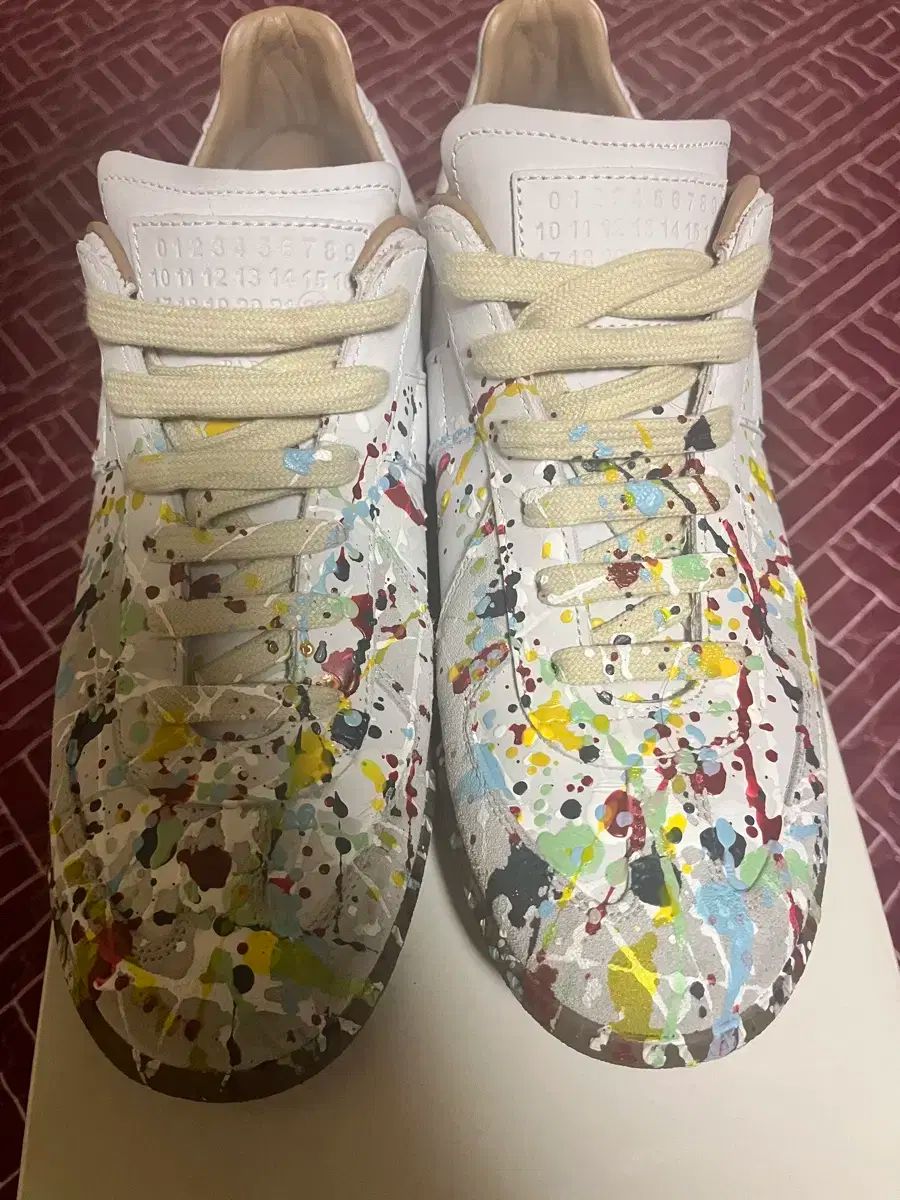 Maison Margiela メゾンマルジェラ ドイツ軍 スニーカー ペインティング