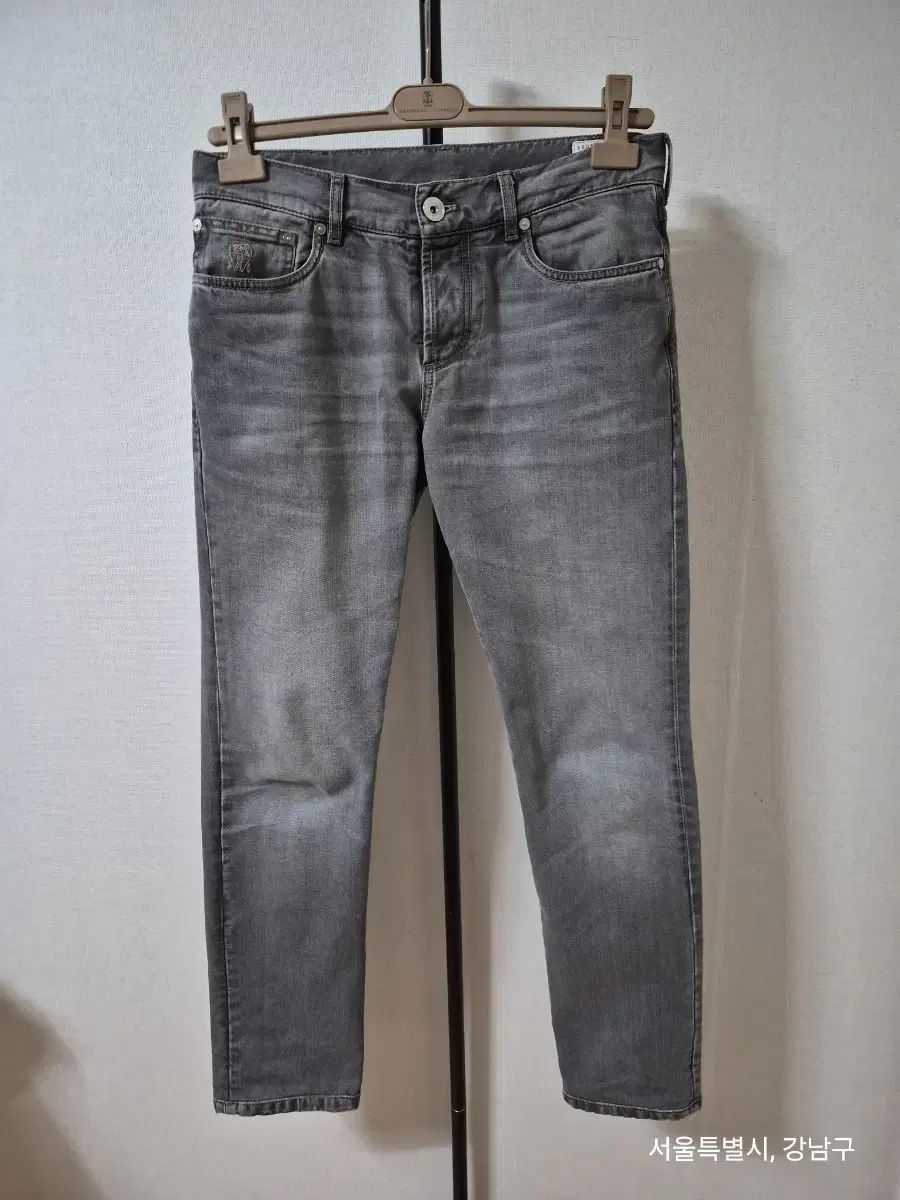 ブルネロ クチネリ グレー デニム ズボン 46