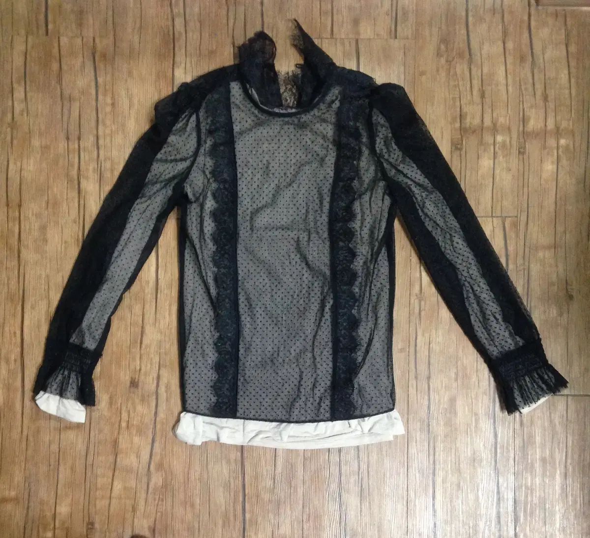 レニボン Reneevon シースルー ブラック ロングスリーブ 55サイズ 66も