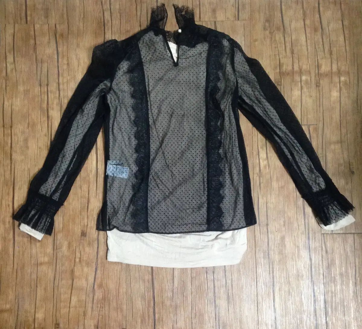 レニボン Reneevon シースルー ブラック ロングスリーブ 66も