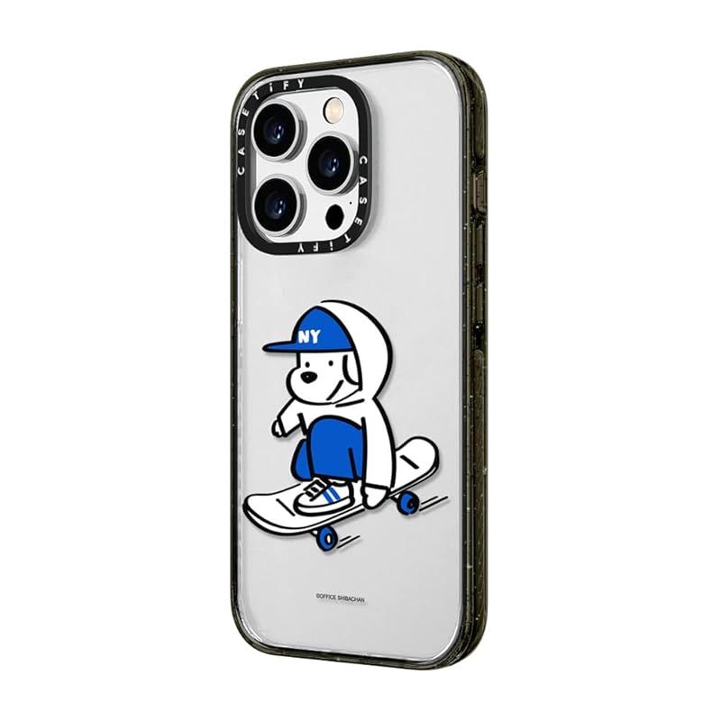 CASETiFY インパクト iPhone 14 Pro Max ケース MIL規格準拠 4x MIL-STD-810G 2.5mからの落下試験をクリア - Skater JOHN Enjoy Life - グロッシー ブラック WWW_OPDRERGINERDOGAN_COM