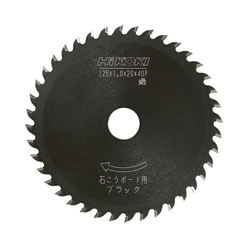 HiKOKI ハイコーキ チップソー 石膏ボード用.薄刃ブラック 125mm 40枚刃 0032-5235 1