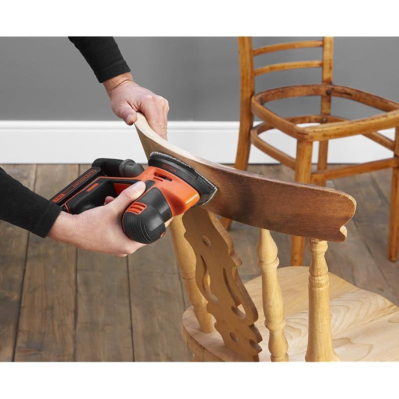 ブラックアンドデッカー BLACK DECKER コードレス マウスサンダー 本体のみ DIY 電動工具 研磨工具 集じん機能 軽量 コンパクト BDCDS18B 0