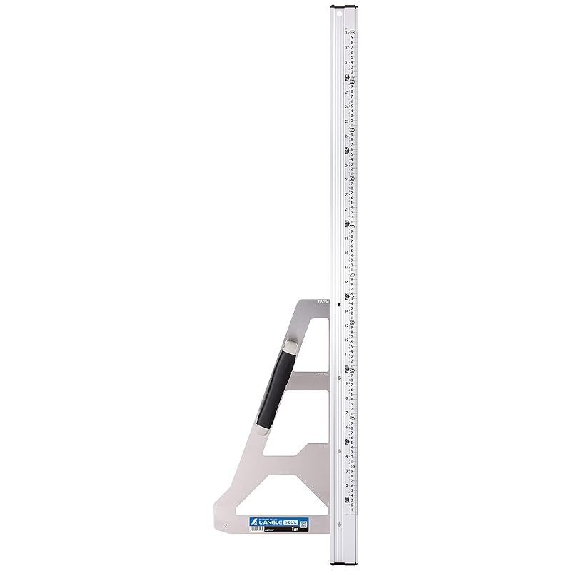 シンワ測定 Shinwa Sokutei 丸ノコガイド定規 エルアングル かるぴた 1ｍ 併用目盛 1