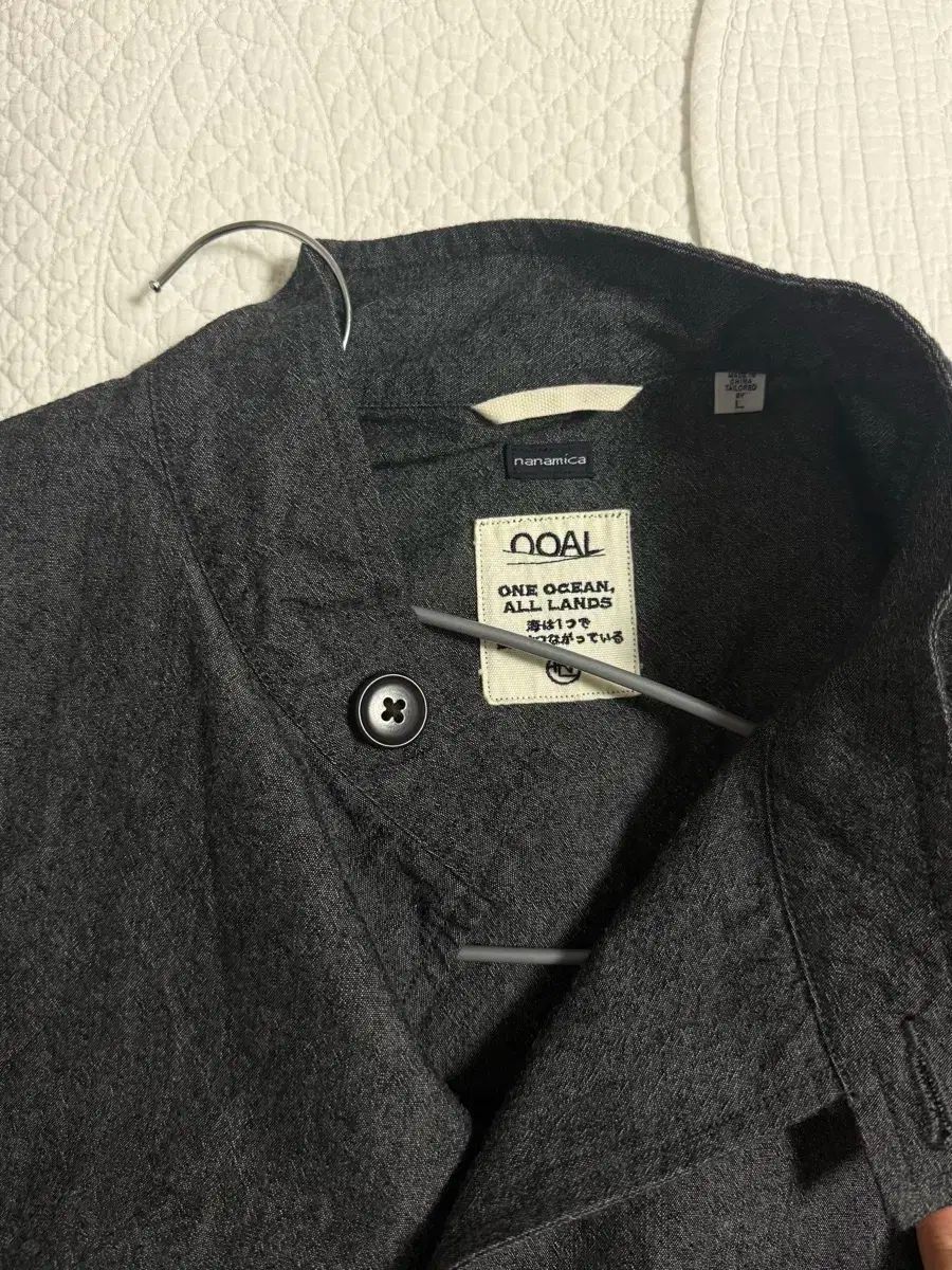 nanamica ウール マリナー ジャケット グレー L