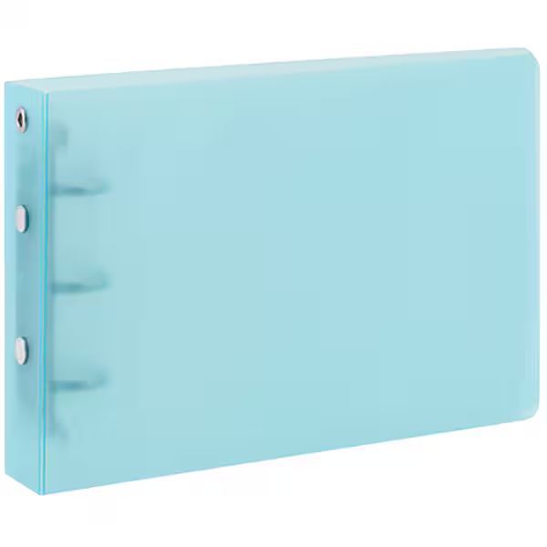 （まとめ買い）ナカバヤシ 推し活収納 my Pick フォトバインダー L判 20枚収納 ブルー MP-PLY-200-B 【5冊セット】