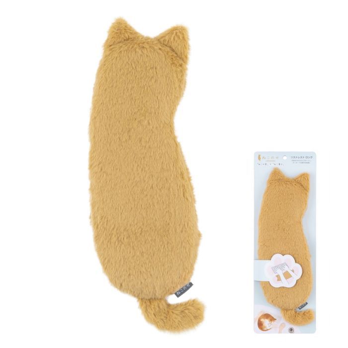 まとめ買い ナカバヤシ ねこのせ 手首サポート リストレスト ロング 茶トラ NNS-WR02BR 3個セット