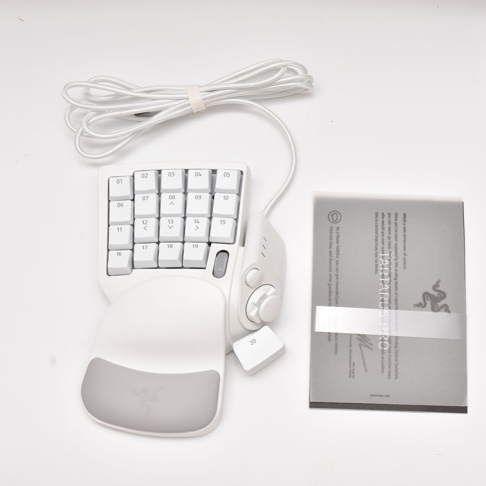 キーボード Razer Tartarus Pro Merctry White Amazon.com: Razer