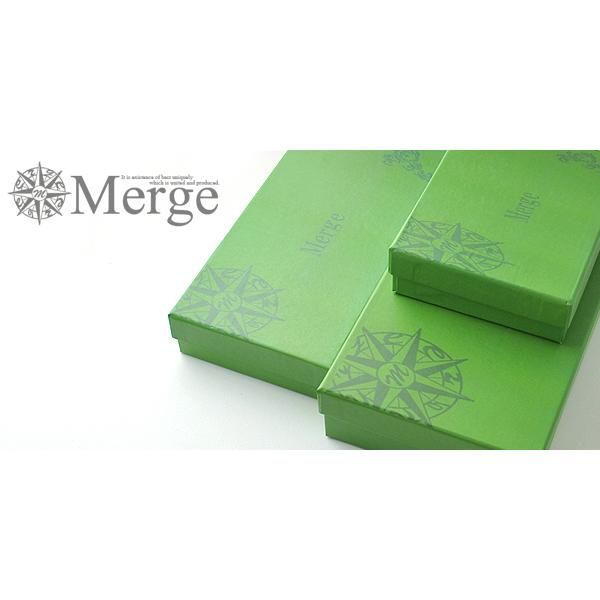 Merge カーボン加工ダブルラウンドファスナー長財布 MG-1866 ネイビー 大容量Wファスナー式 長財布 小物 メンズ