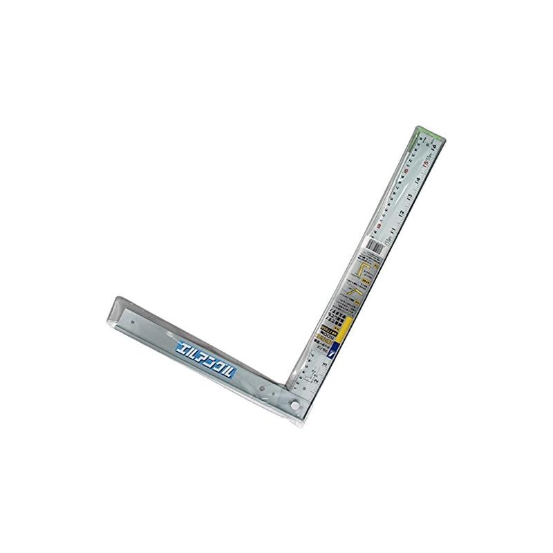 シンワ測定 Shinwa Sokutei 丸ノコガイド定規 エルアングル 取手なし 50cm 0