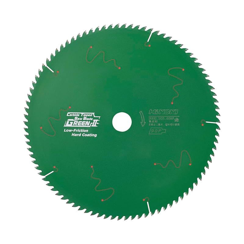 HiKOKI ハイコーキ スーパーチップソー 集成材用 グリーンII 260mm×20 90枚刃 0033-3298 1