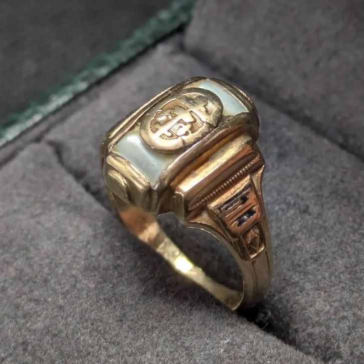 JOSTEN 10K 1963年 11号 カレッジリング ソリッド ゴールド