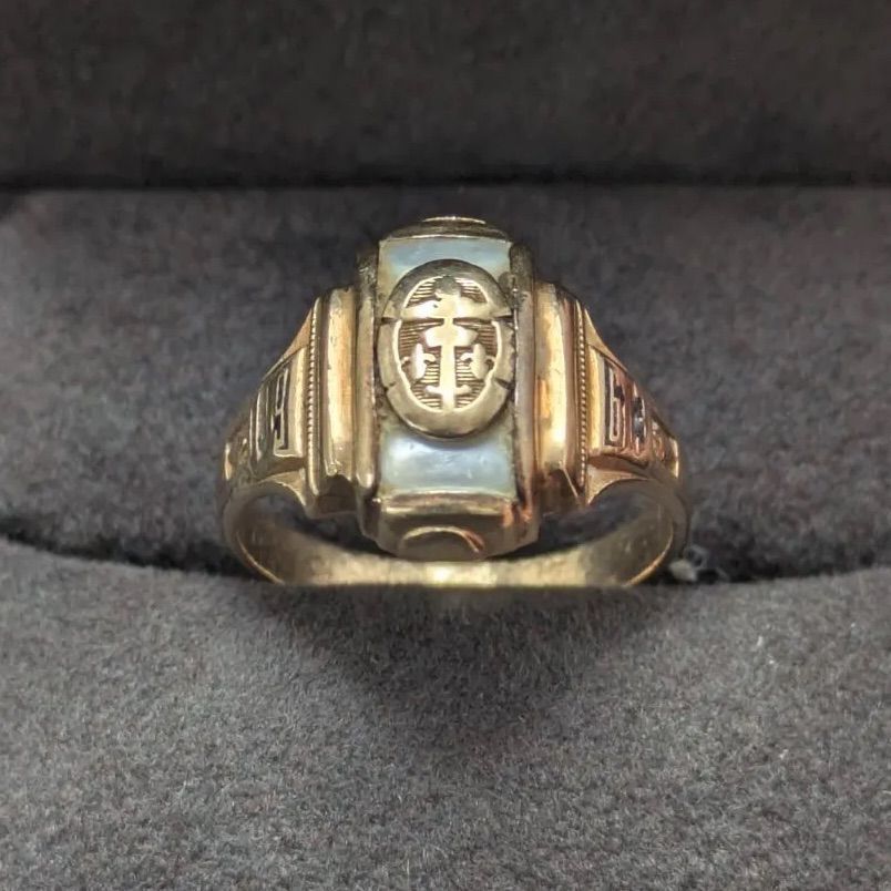 JOSTEN 10K 1963年 11号 カレッジリング ソリッド ゴールド