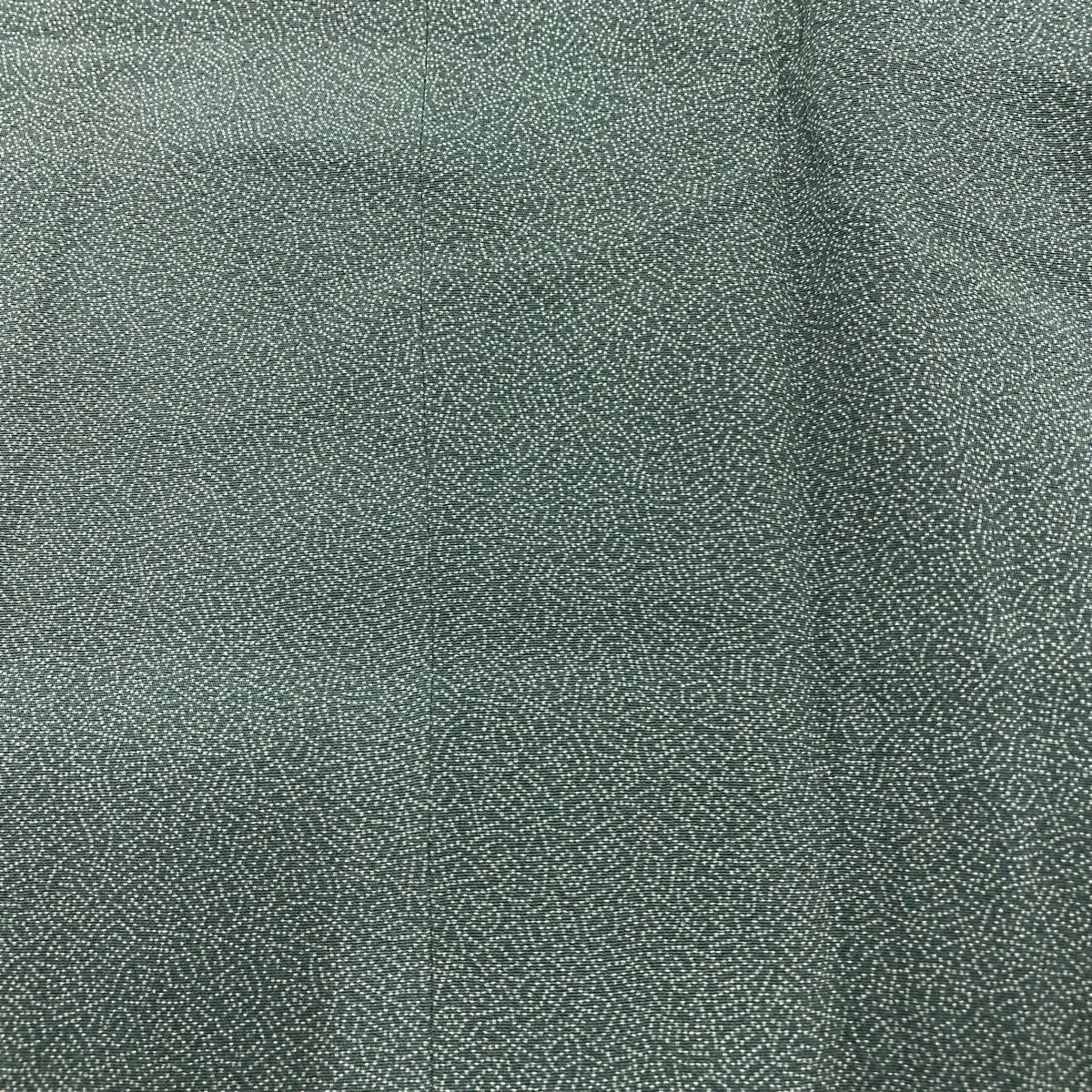 江戸小紋柄 灰緑