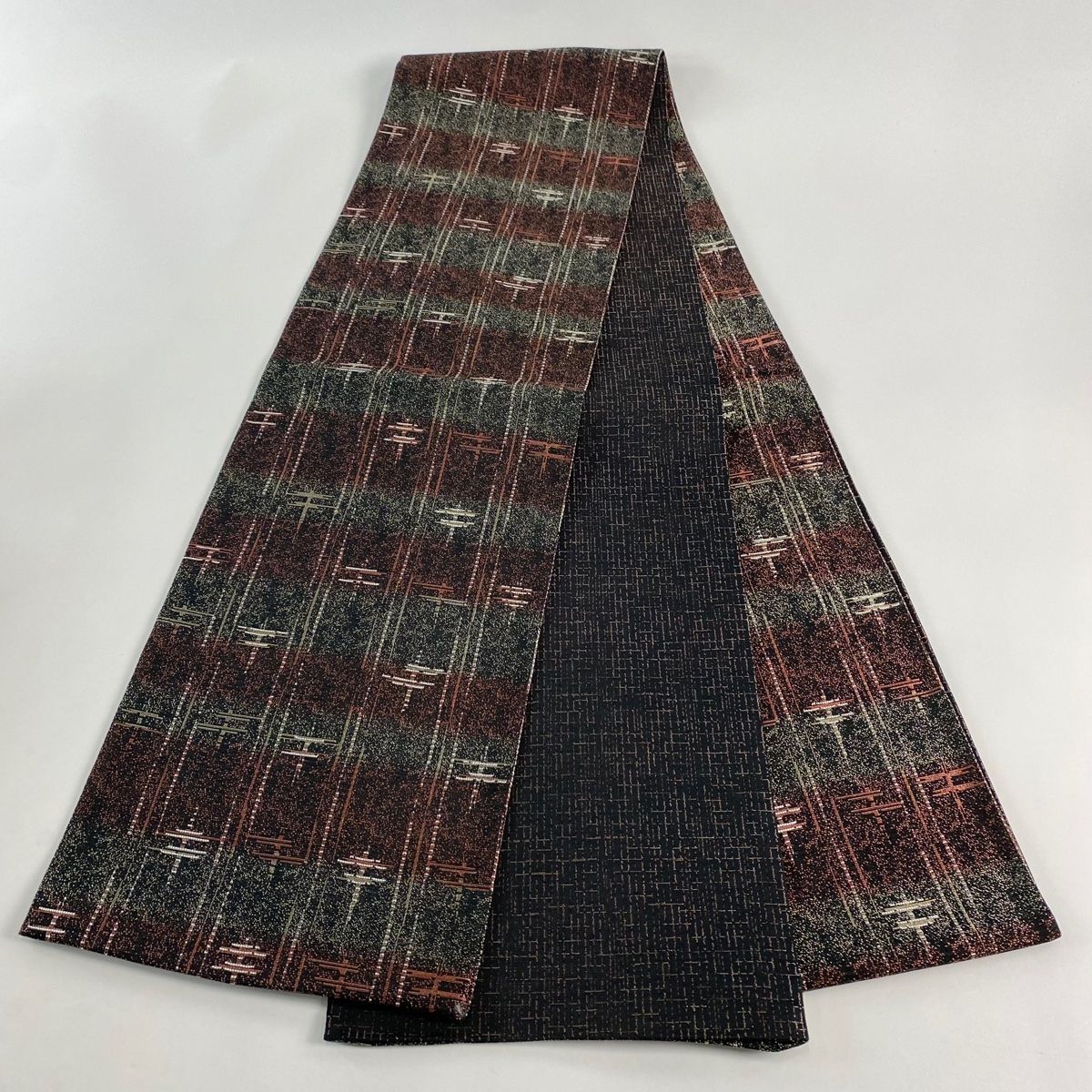 幾何学模様 金銀糸