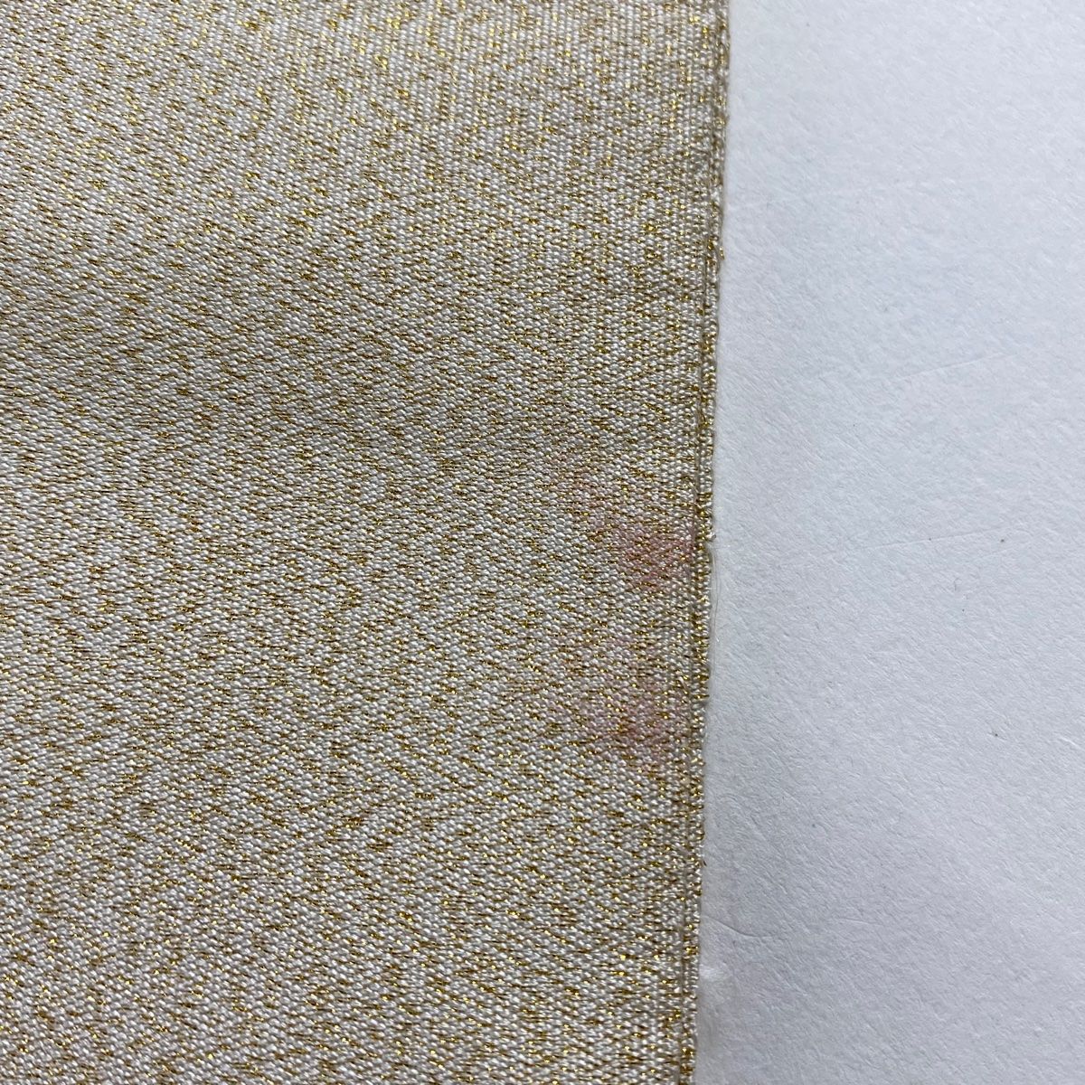 ベージュ お太鼓柄