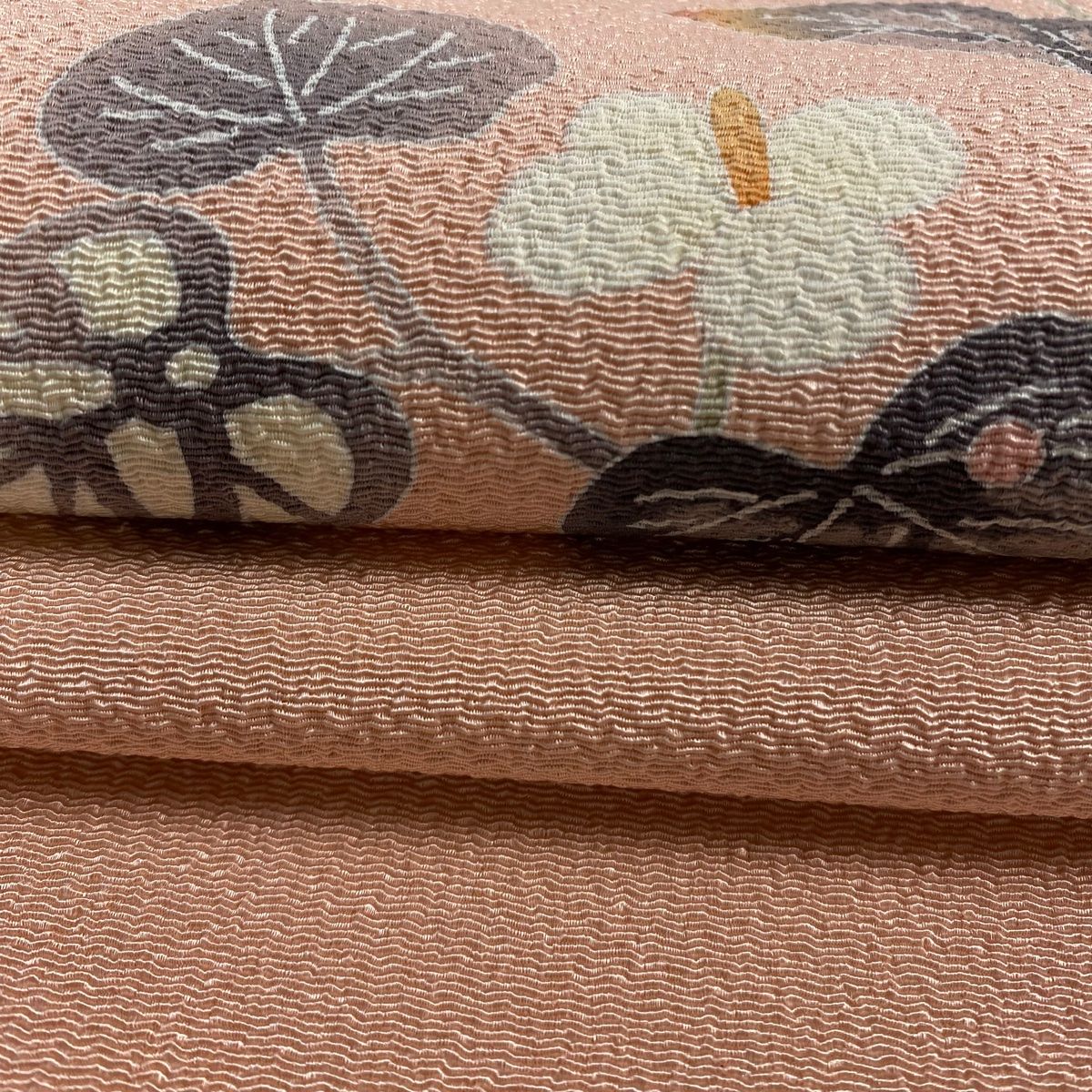 ちりめん ピンク