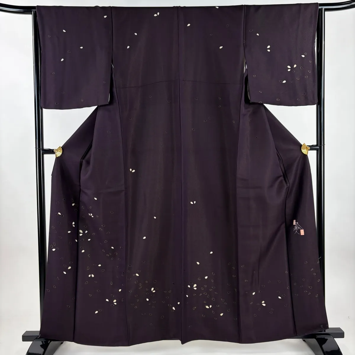 洛楽人工房 手描き 蓄光技法 付け下げ 小紋 ちりめん 正絹 躾糸付き 2025年最新】洛楽人の人気アイテム - メルカリ